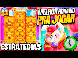 melhor horario pra jogar fortune rabbit